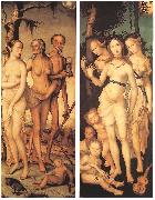 BALDUNG GRIEN, Hans Three Ages of Man and Three Graces oil painting on canvas